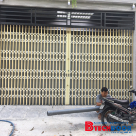 CỬA KÉO ĐÀI LOAN U KEM LÁ XÁM, U dày 1,1ly